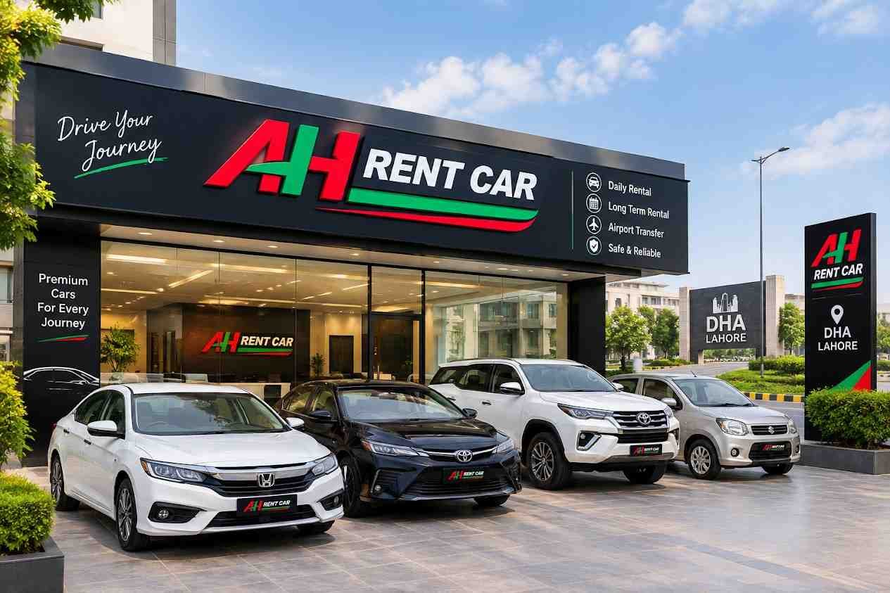 ah Lahore rent car company