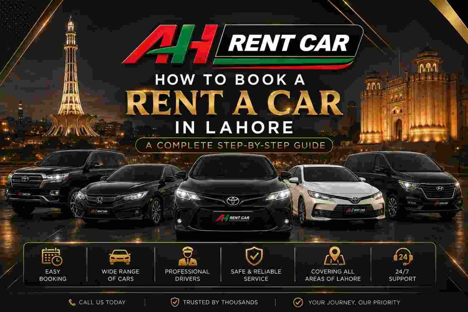 How to book a Rent a Car in Lahore